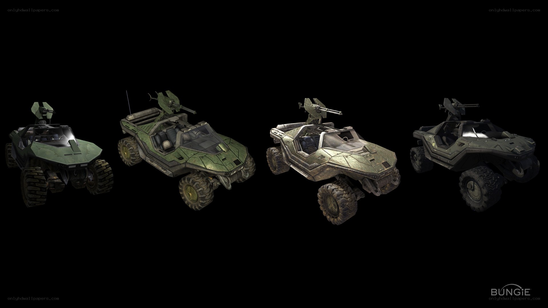 Halo Warthog vehicle variants