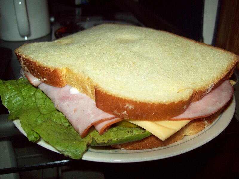 ham and cheese sandwich