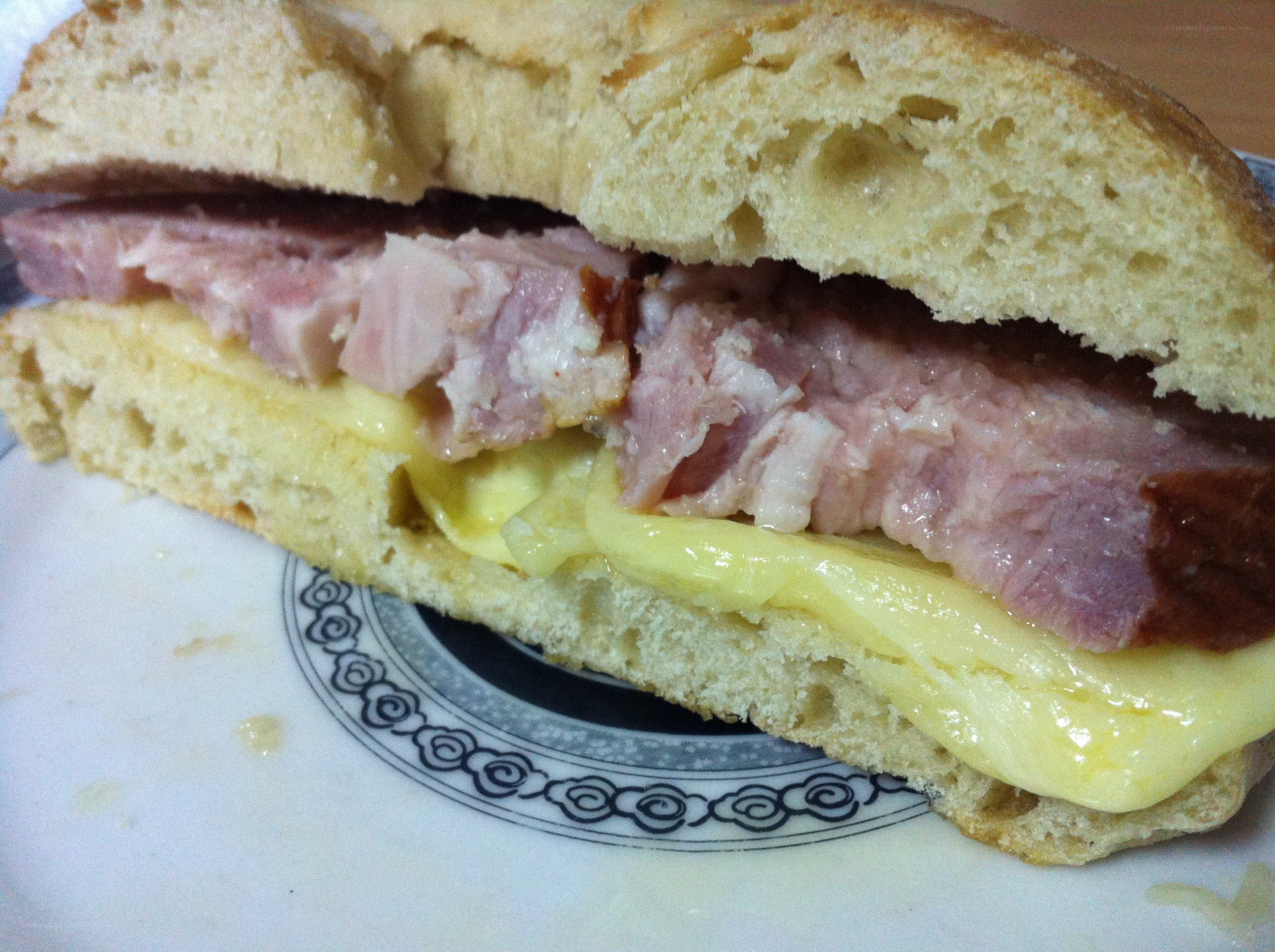 ham and cheese sandwich