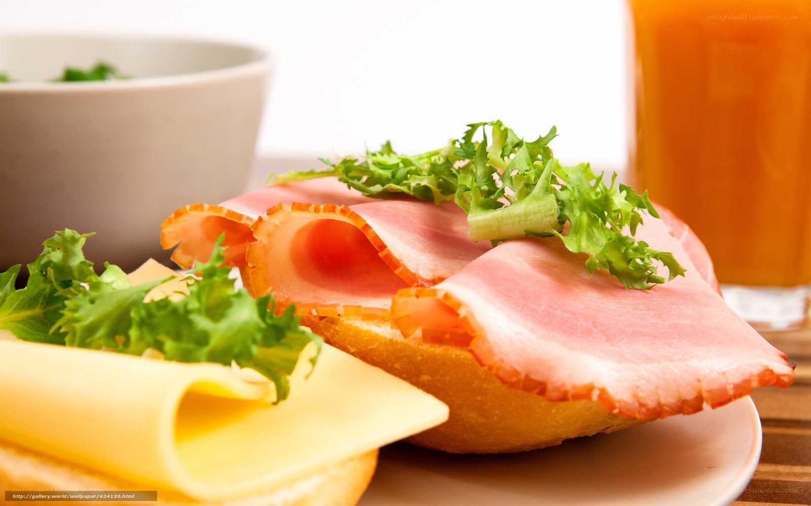 ham and cheese sandwich