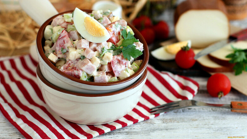 Ham and Egg Salad