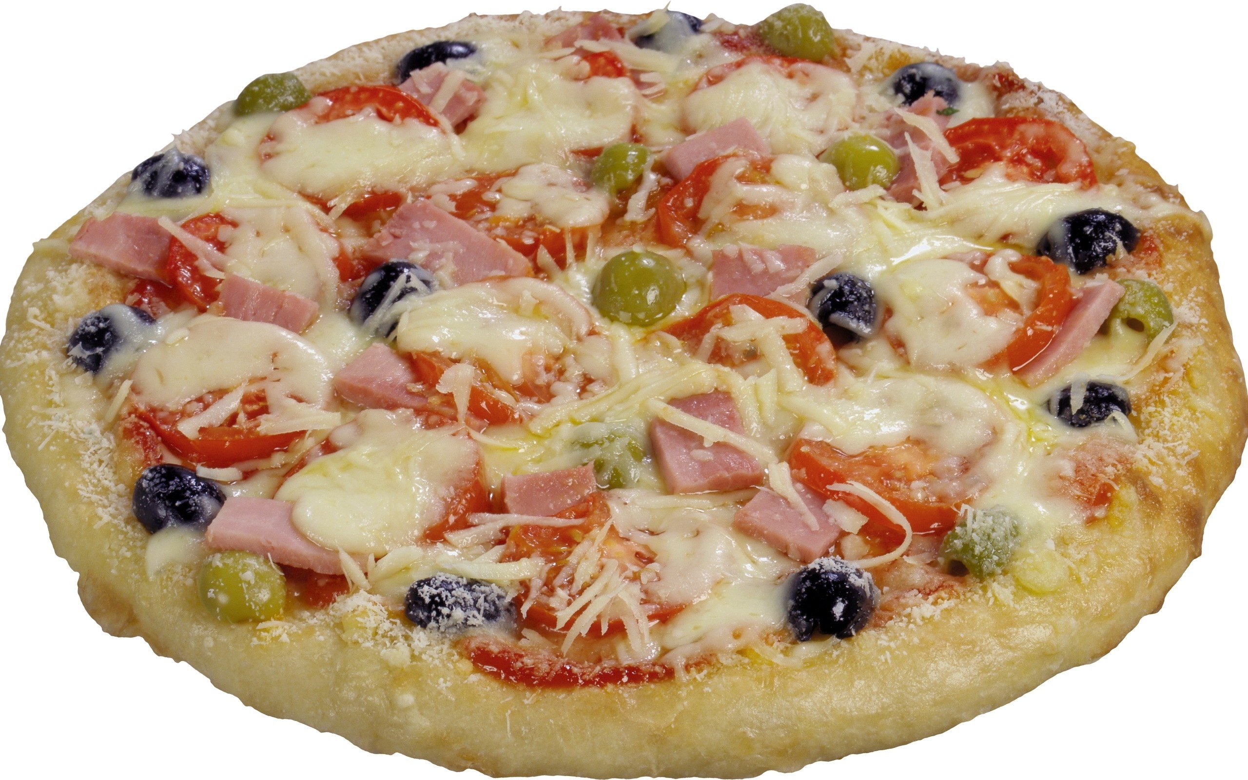 ham and olive pizza