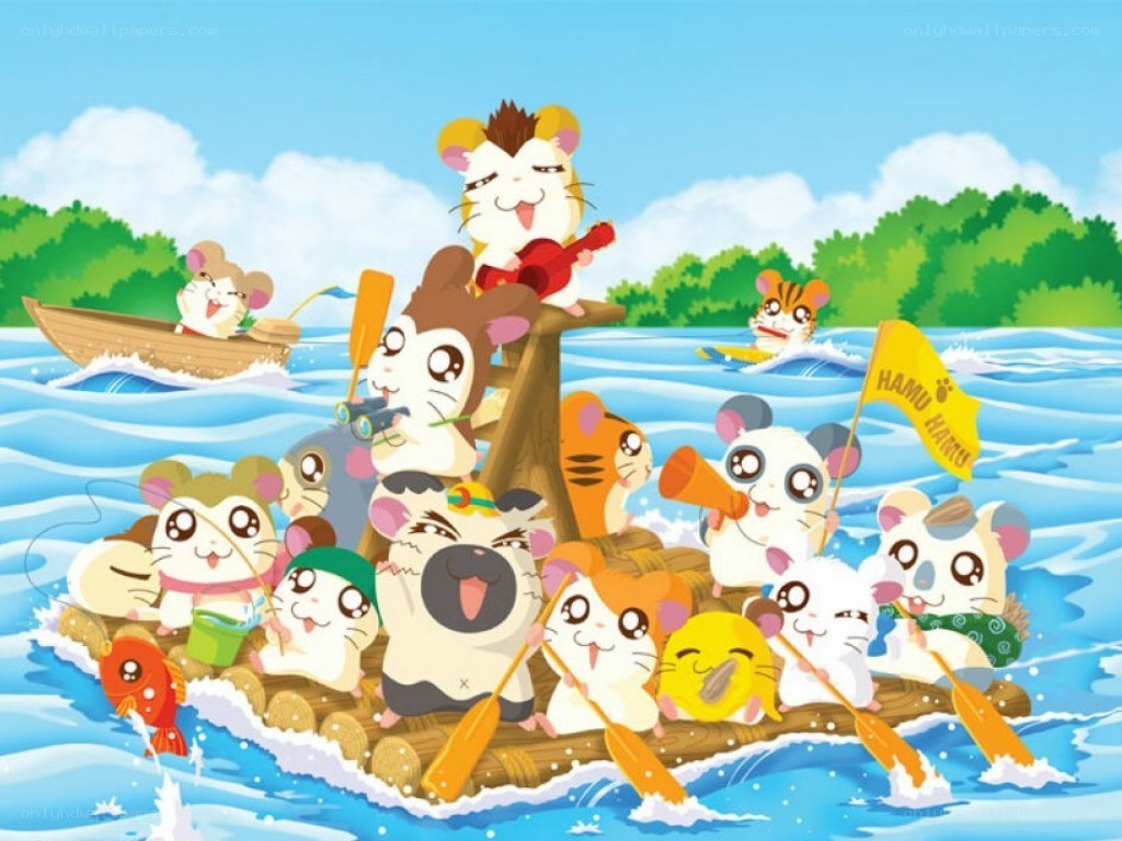 Ham-Hams on a raft
