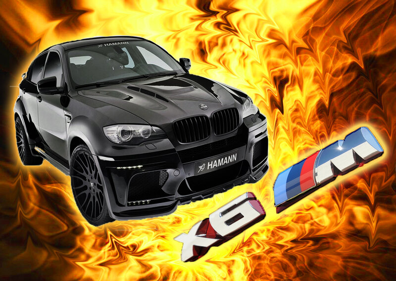 Hamann BMW X6 in flames