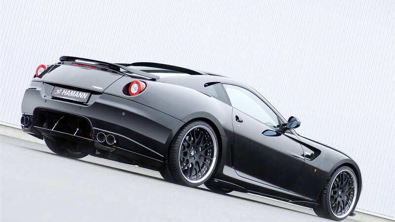 Hamann-modified Ferrari sports car