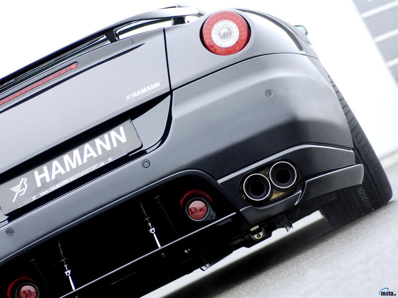 Hamann-tuned sports car rear