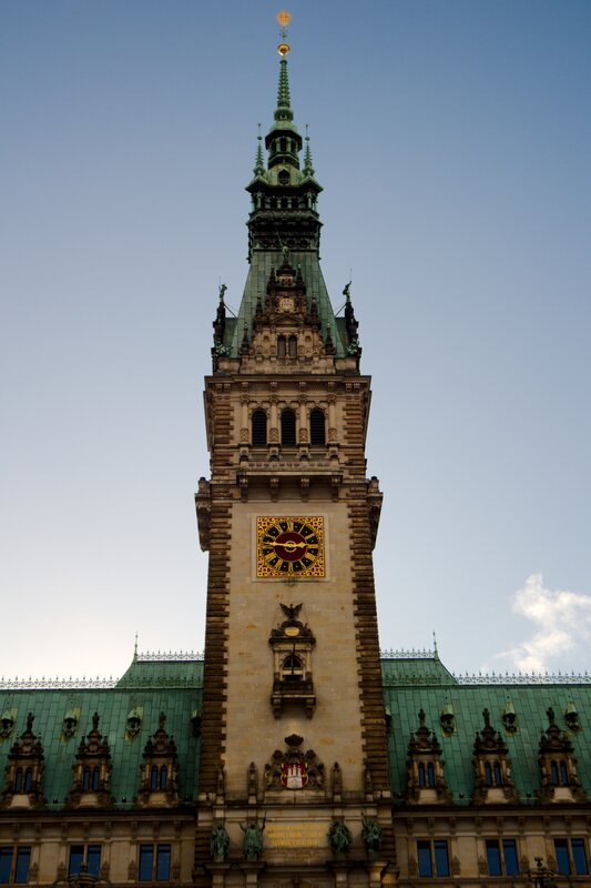 Hamburg Rathaus Tower