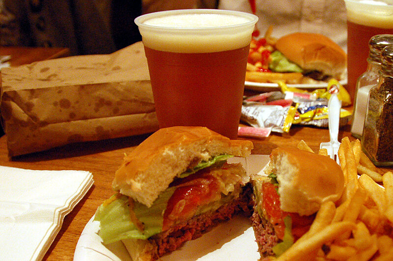Hamburger and Fries
