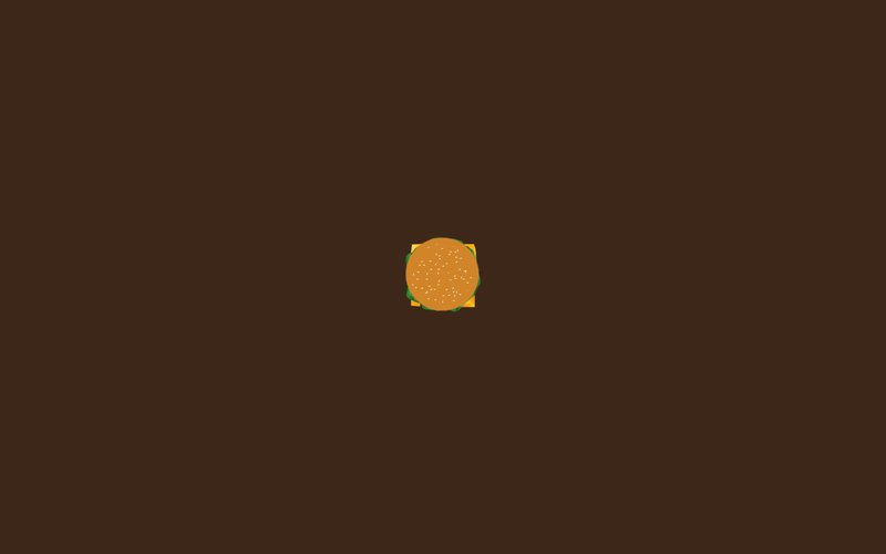 hamburger icon on brown background