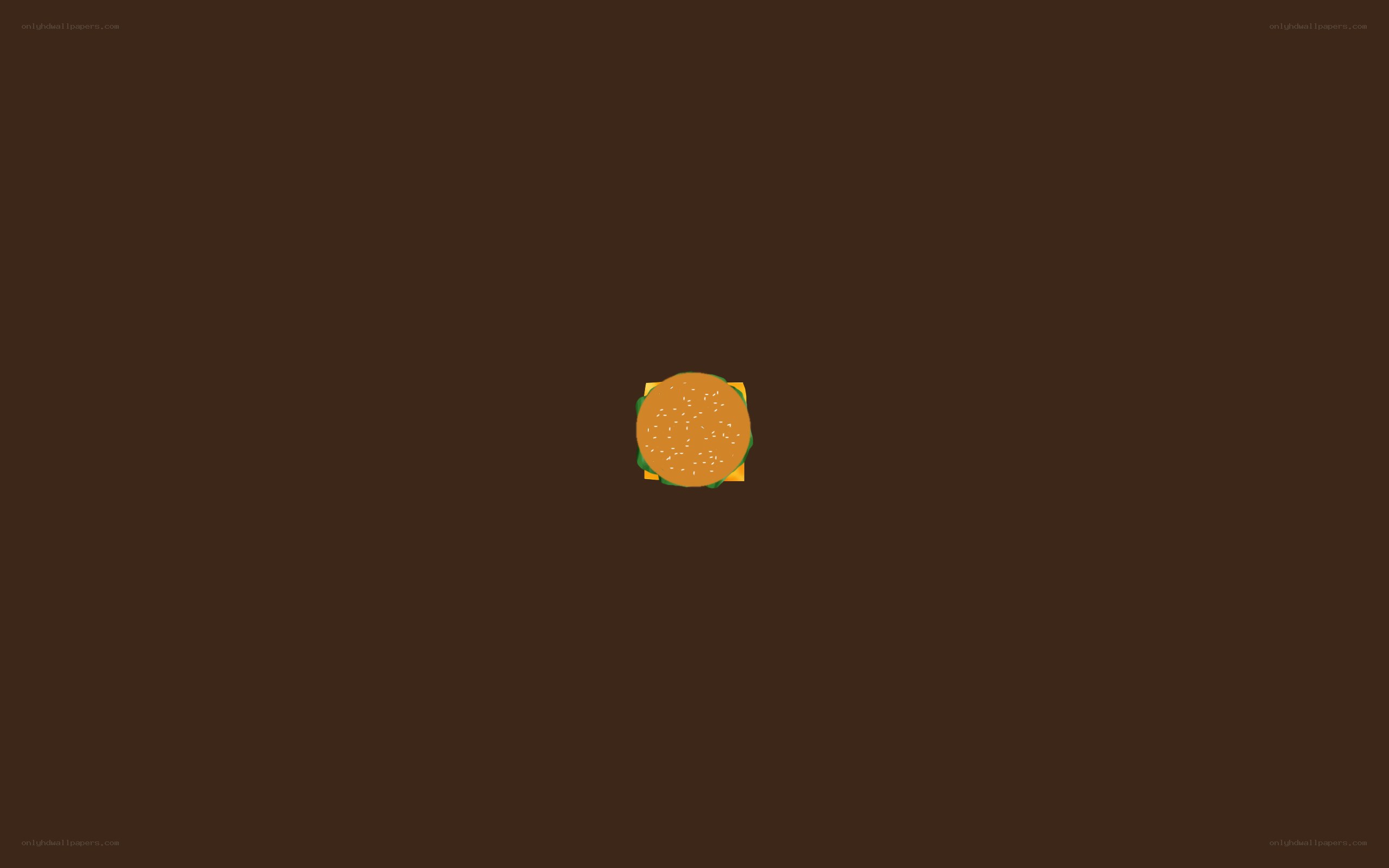 hamburger icon on brown background