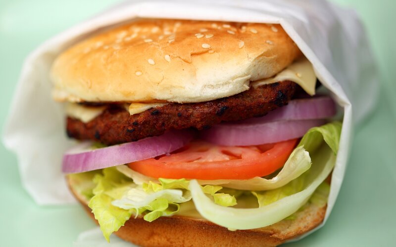 Hamburger in Wrapper