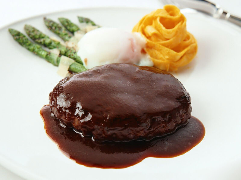 Hamburger Patty with Sauce