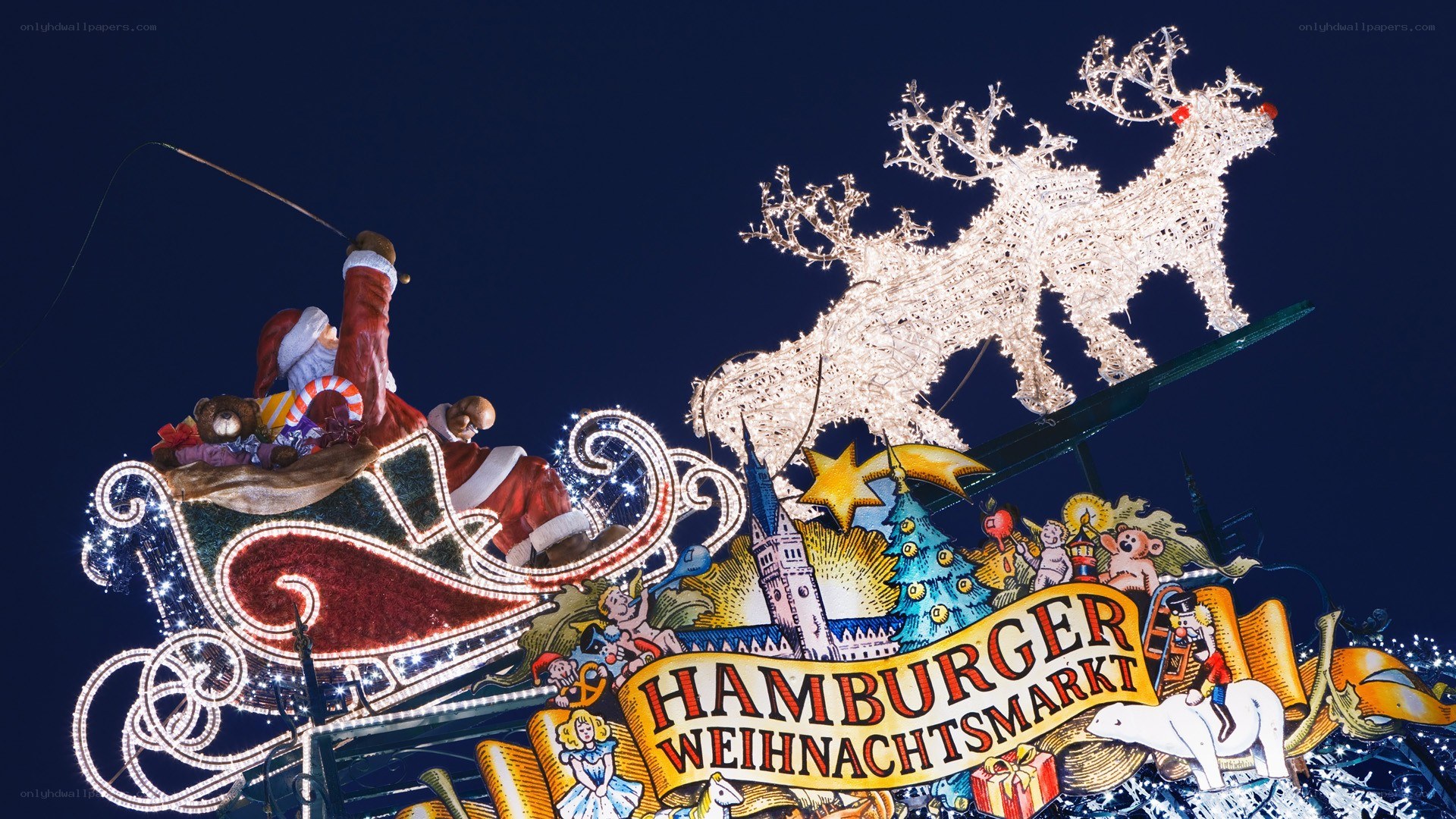 Hamburger Weihnachtsmarkt float