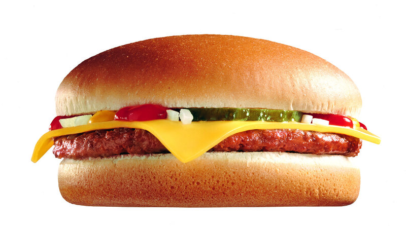 hamburger with cheese and toppings