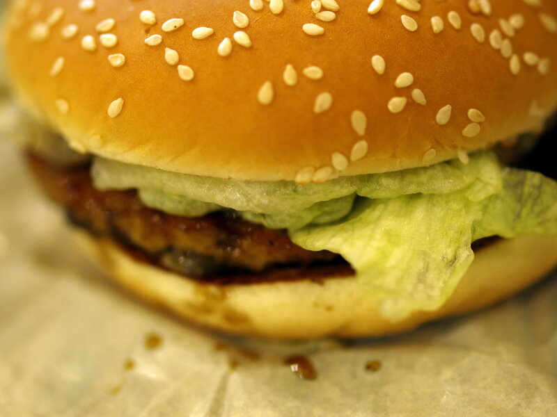 Hamburger with Lettuce