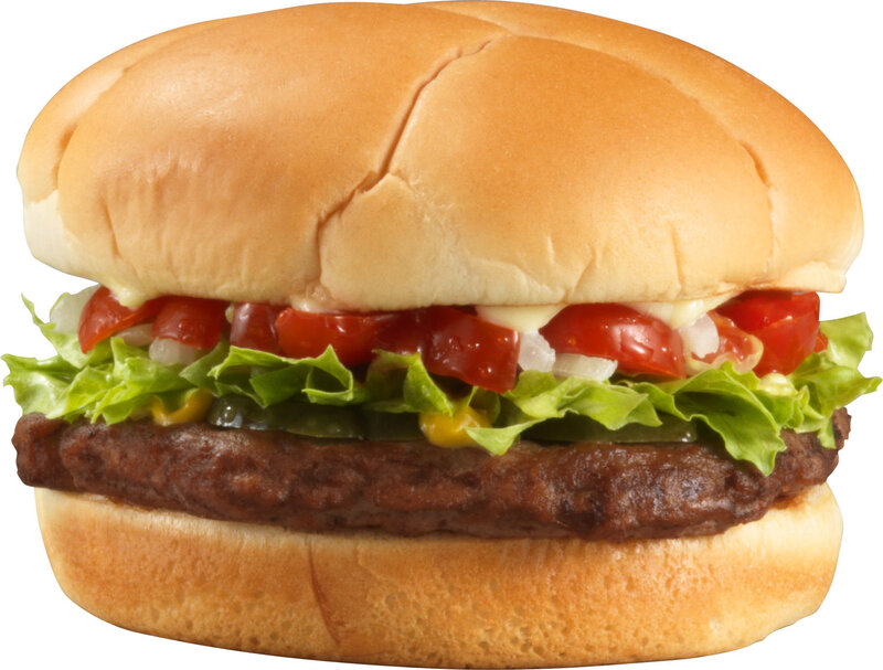 hamburger with toppings