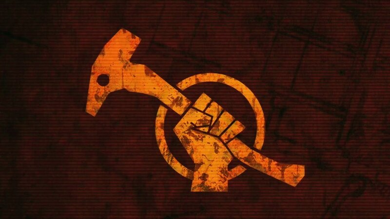 hammer and fist symbol