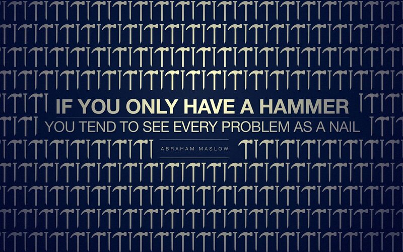 Hammer and nail quote