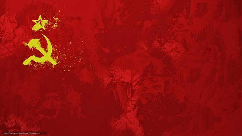 Hammer and Sickle Symbol — Red, Dramatic, Digital Art