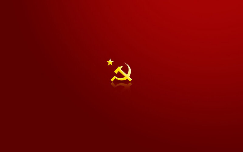 Hammer and Sickle Symbol — Red, Formal, Vector Art, Star