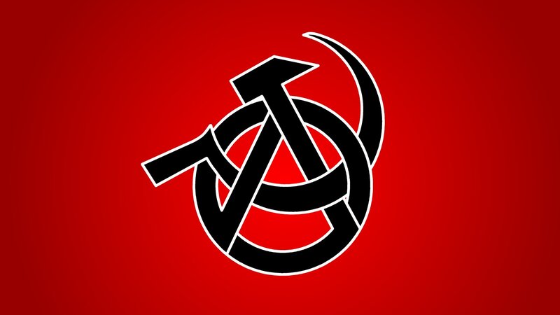 Hammer and Sickle Symbol — Red, Symbolic