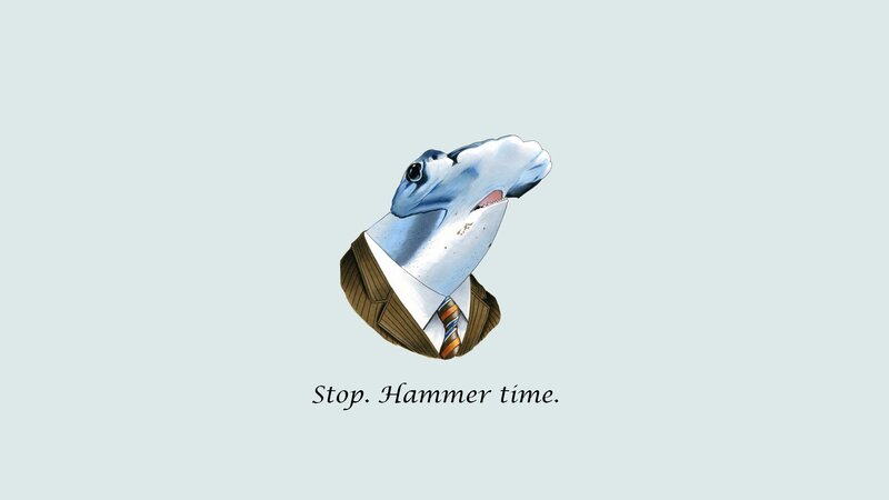 Hammerhead Shark in Suit