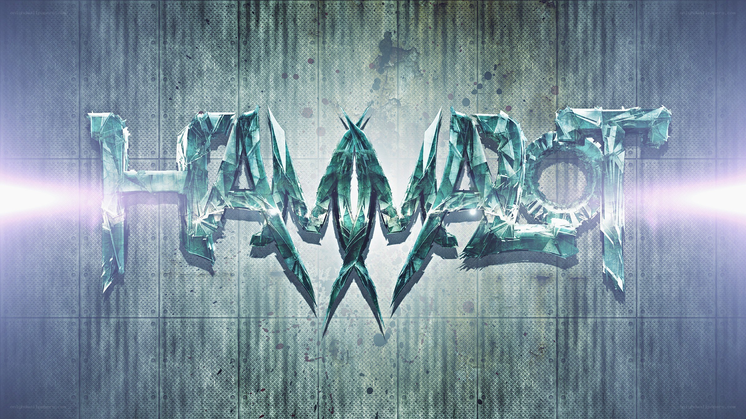 Hammert logo on metal wall