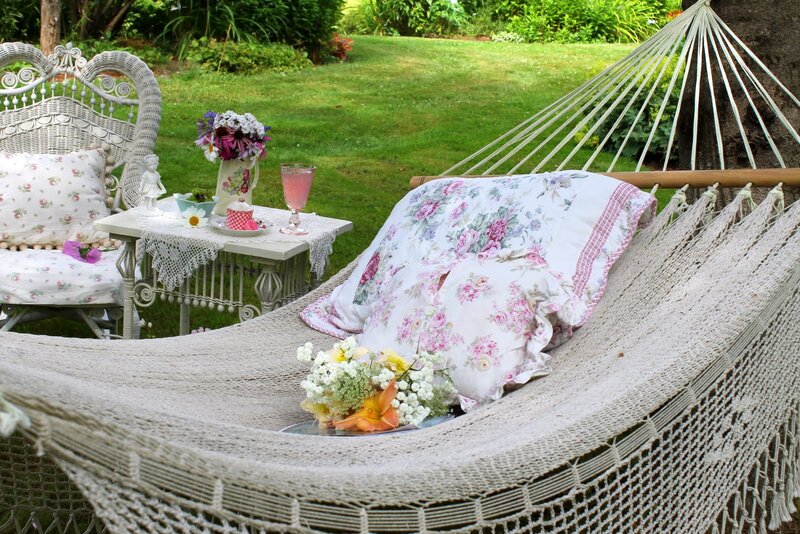 Hammock in Garden — Green, Serene, Afternoon