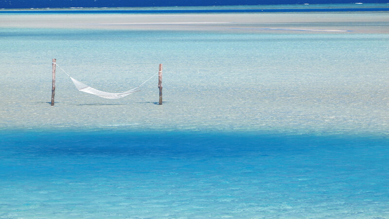 Hammock in Shallow Water — Blue