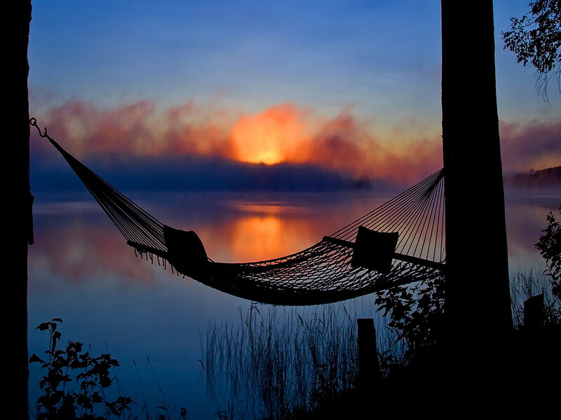 Hammock over Lake