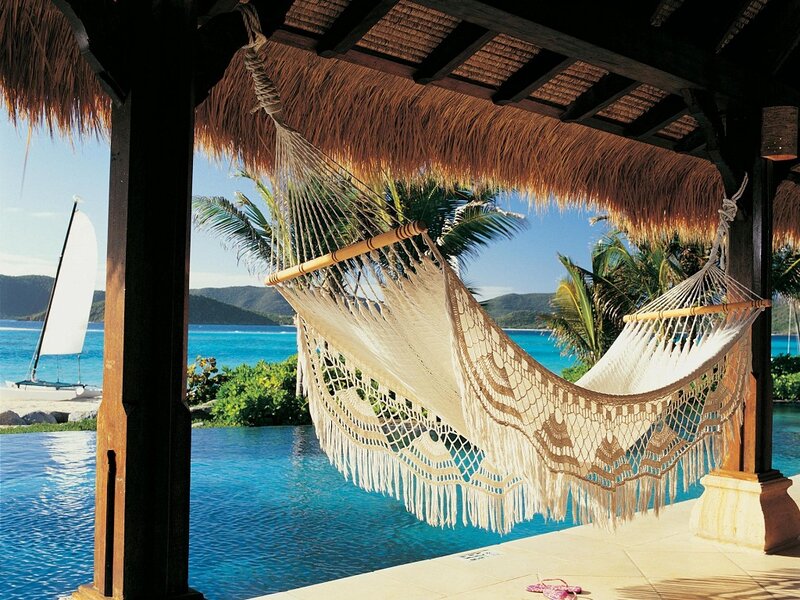 Hammock under Hut — Blue