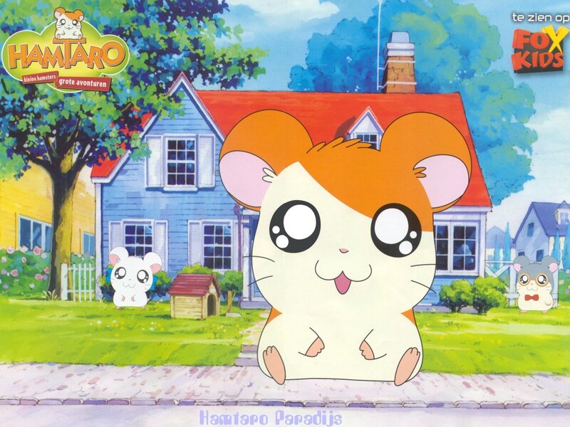 Hamster Character in Yard