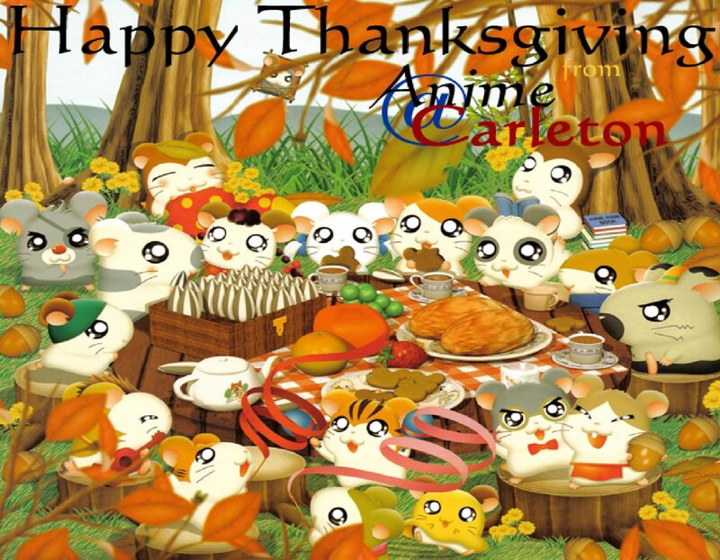 Hamster Thanksgiving Feast