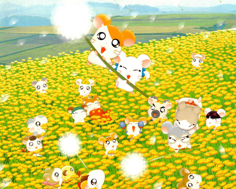 Hamsters in a Field
