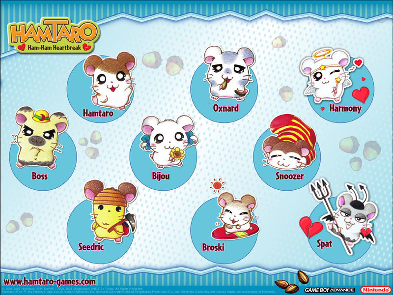 Hamsters in Character Designs
