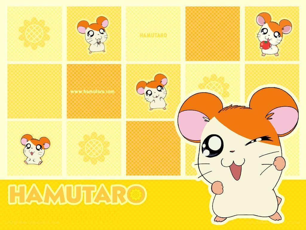 Hamutaro Hamster Character Art