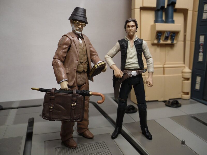 Han Solo and a man with a briefcase