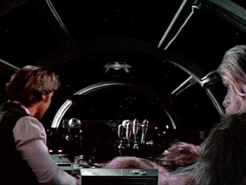 Han Solo and Chewbacca