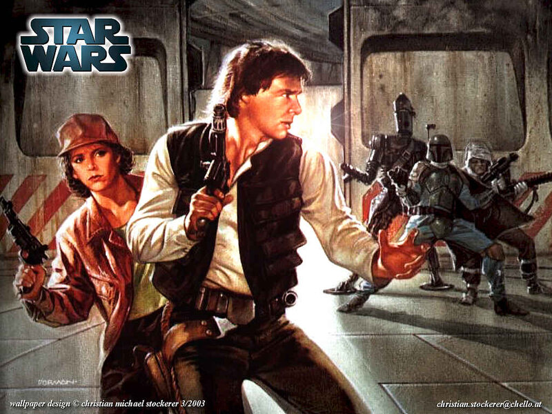 Han Solo and Leia Organa — Brown