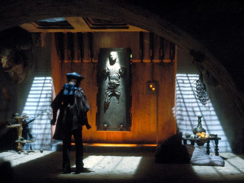 Han Solo frozen in carbonite