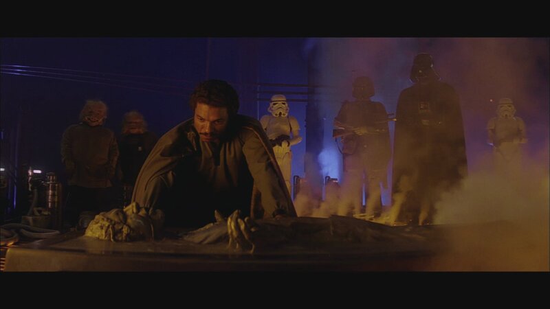 Han Solo frozen in carbonite