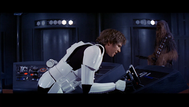Han Solo in stormtrooper armor