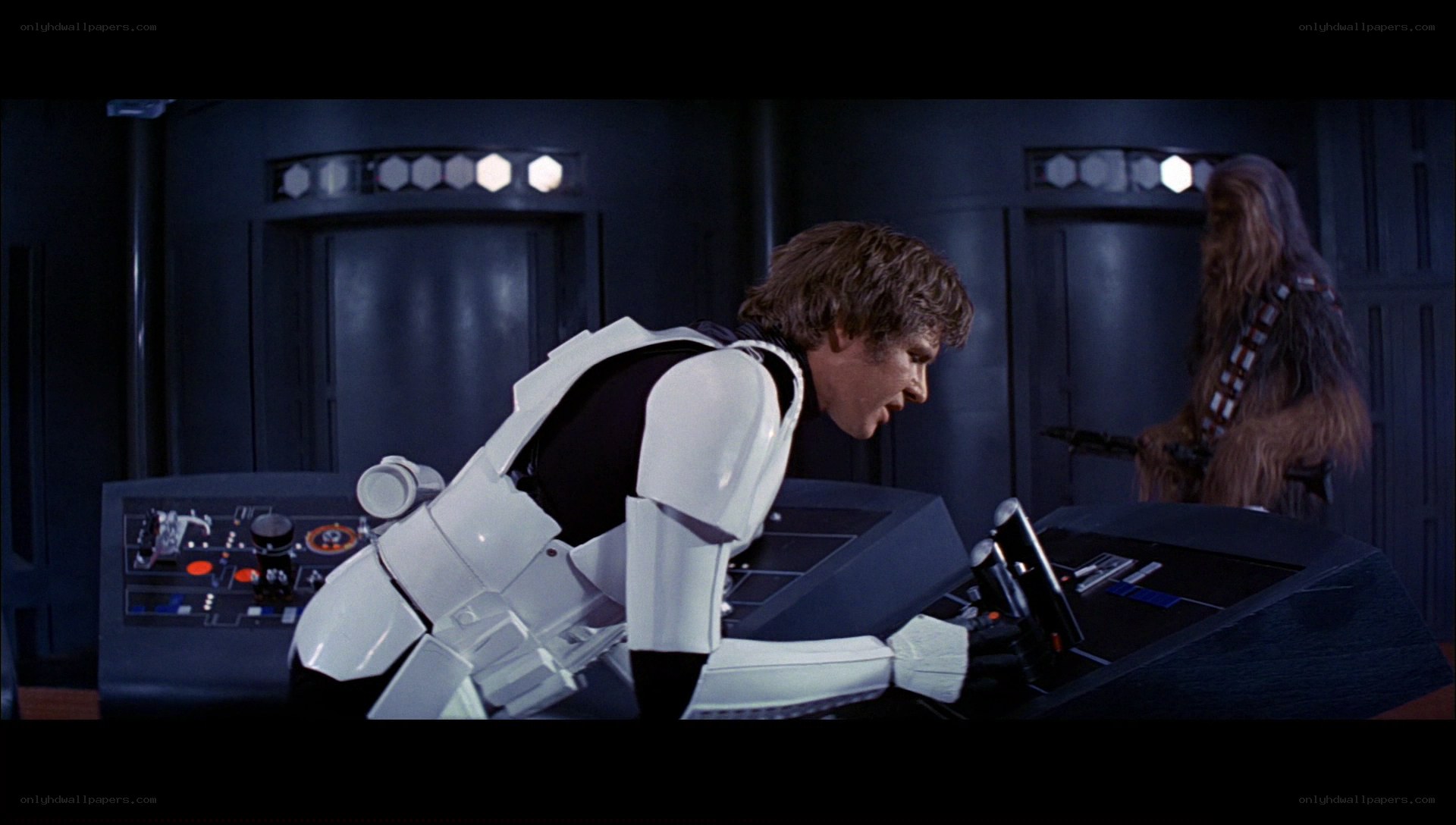 Han Solo in stormtrooper armor