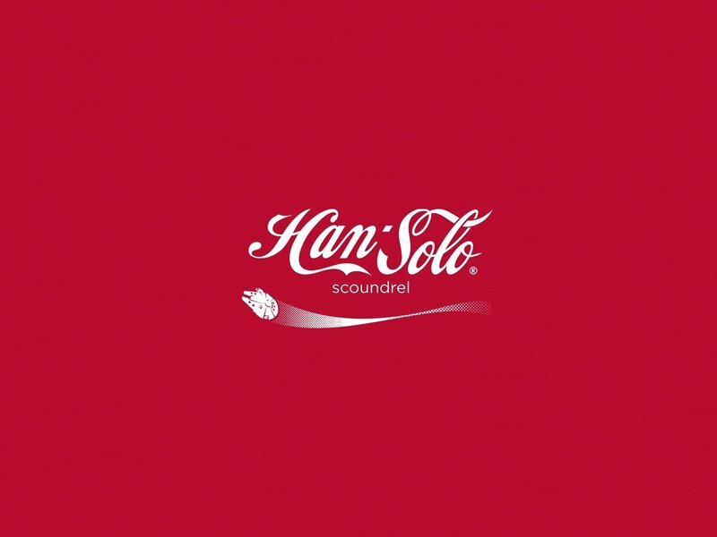 Han Solo Logo — Red