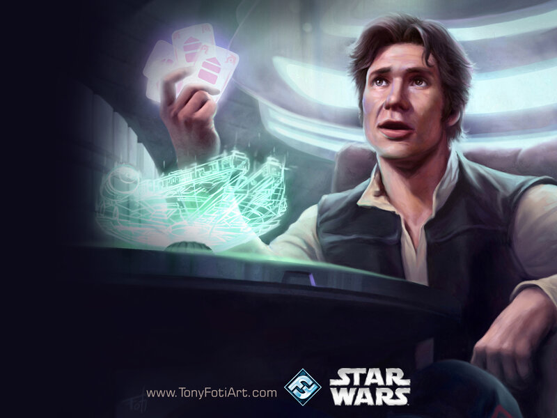 Han Solo playing cards