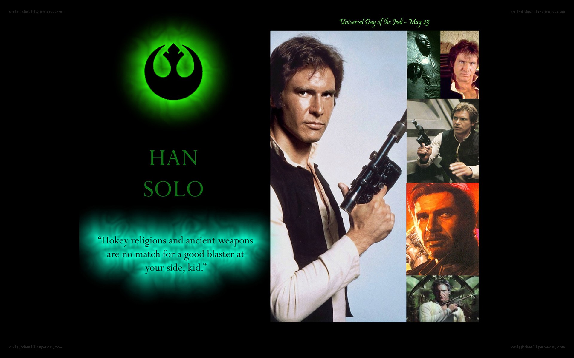 Han Solo tribute collage