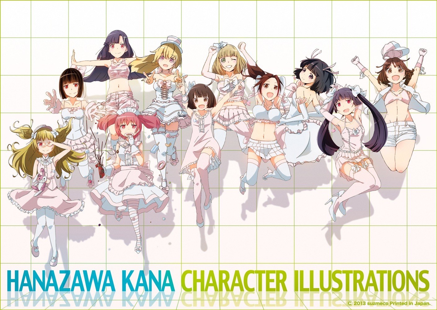 Hanazawa Kana character illustrations