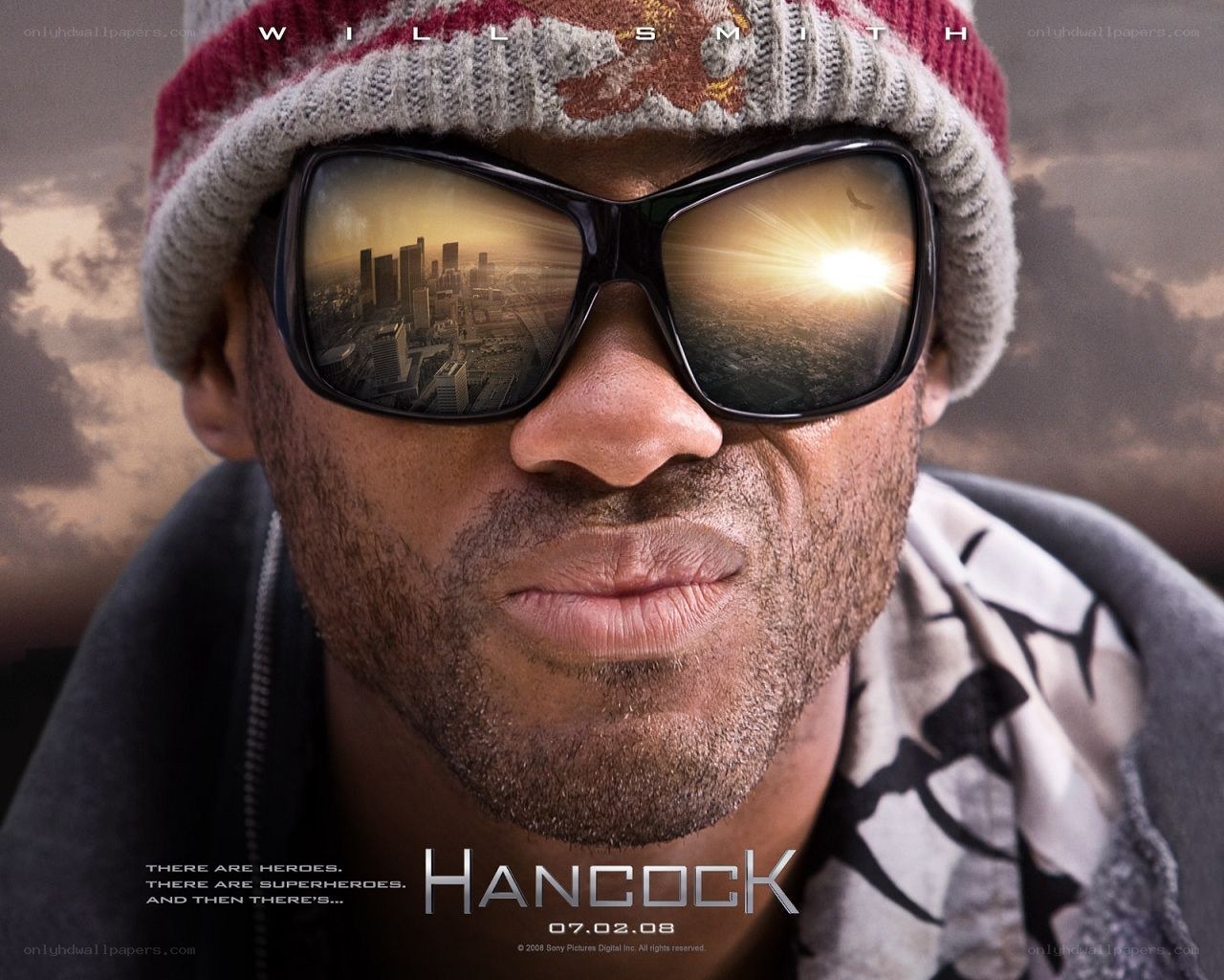 Hancock movie poster