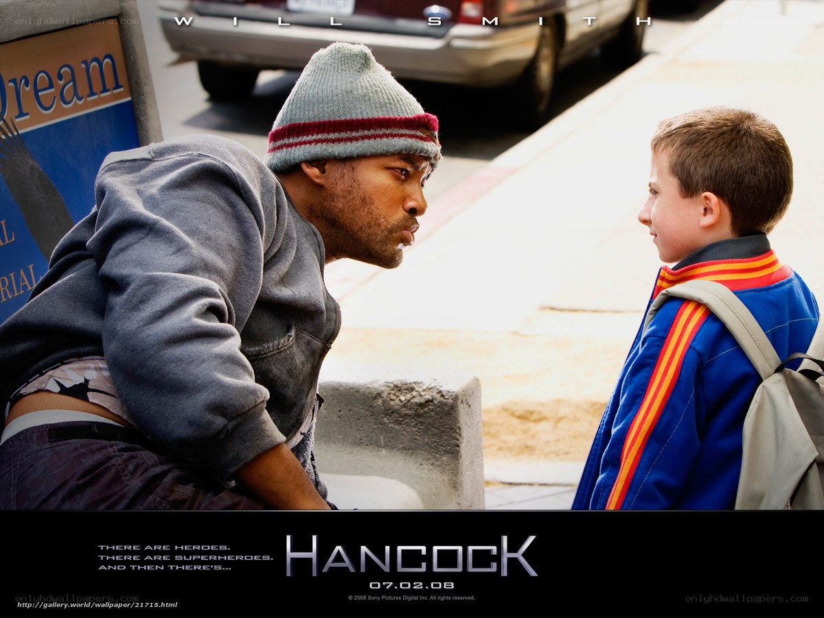 Hancock movie poster