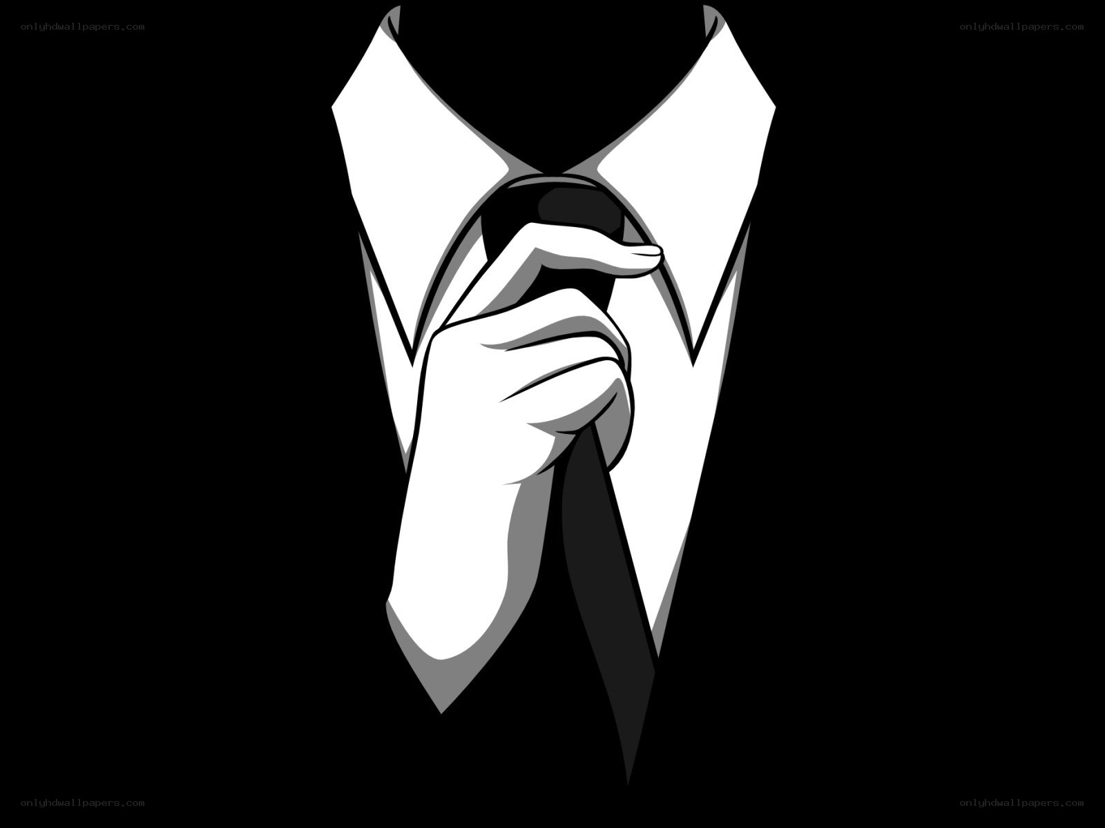hand adjusting tie